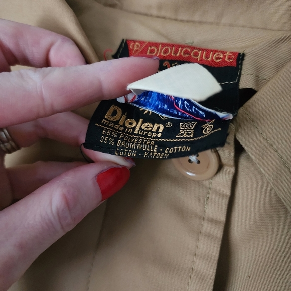 PLOUCQUET DIOLEN x NEIMAN MARCUS Quiet Luxury travel trench cape light weight - Picture 8 of 13